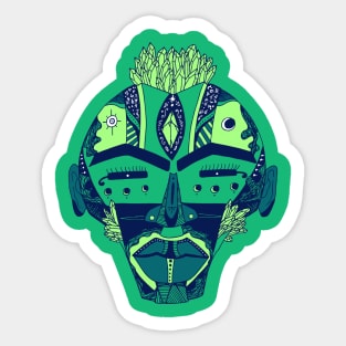 Ngreen African Mask 4 Sticker